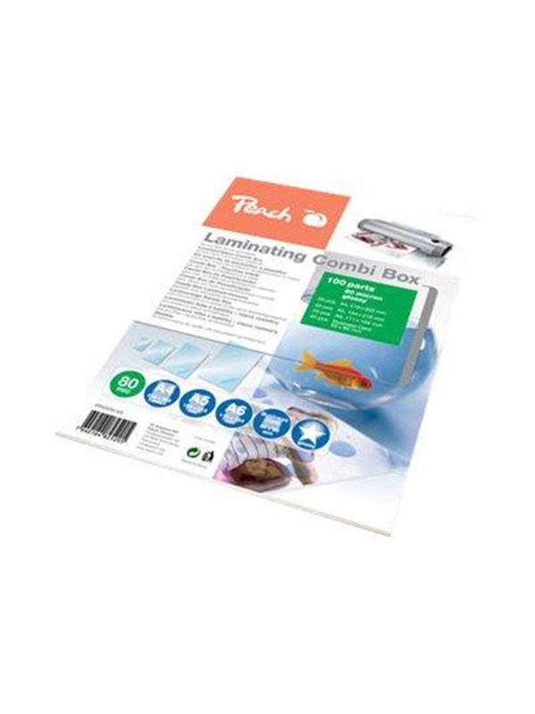 Peach - 100-pack - lamination pouches