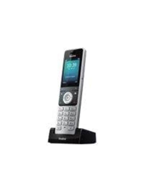 Produktfoto för Yealink W56H - Trådlös förlängningshandenhet med nummerpresentation - IP-DECT\GAP - 3-riktad samtalsförmåg - SIP