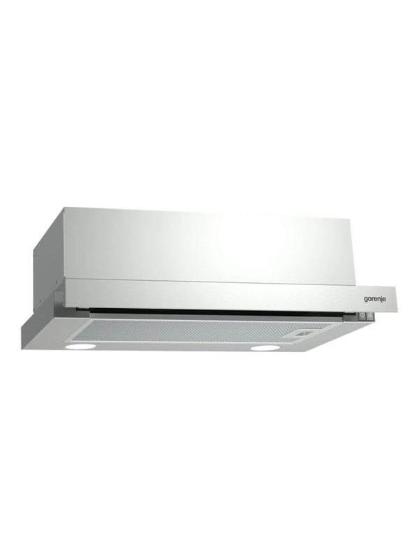 Produktfoto för Gorenje BHP523E10X - Huva - teleskopisk - bredd: 50 cm - djup: 30,5 cm - höjd: 17 cm - utsug & återcirkulation - rostfritt stål
