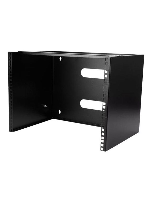 StarTech.com Wall-Mount Bracket for Shallow Rack-Mount Equipment - Solid Steel - 8U cabinet - 8U