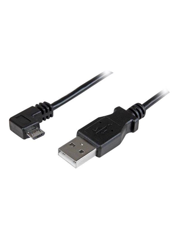 StarTech.com Micro-USB Charge-and-Sync Cable M/M - Right-Angle Micro-USB - USB cable - 50 cm