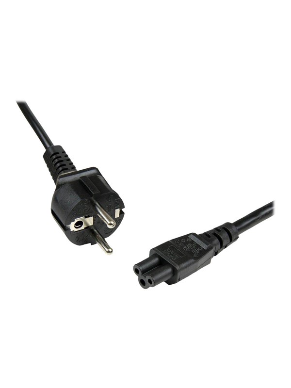 StarTech.com Laptop Power Cord Schuko CEE7 to C5 Clover Leaf - power cable - 2 m