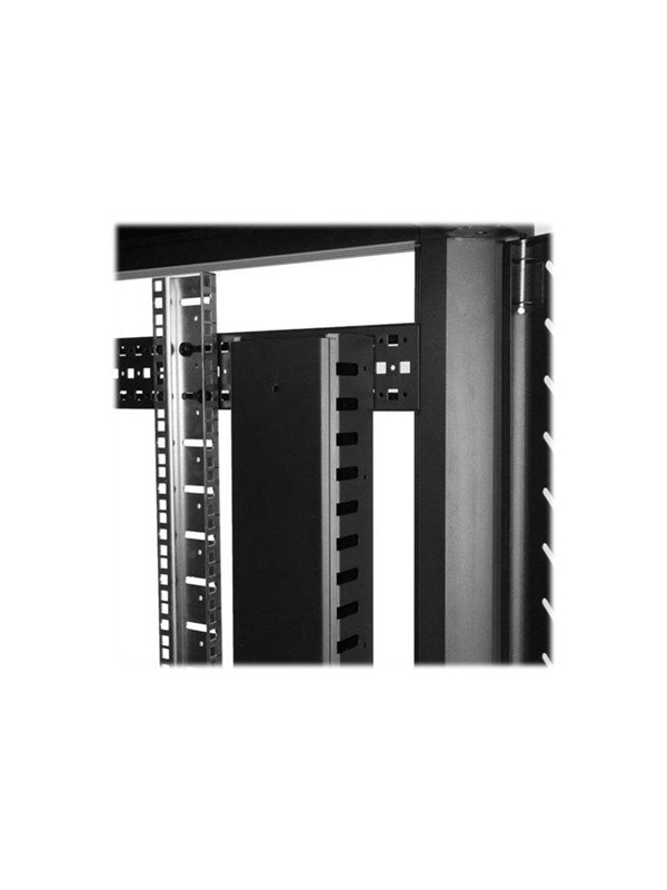 StarTech.com Vertical Cable Organizer with Finger Ducts - 0U - 6 ft. - cable organizer - 40U