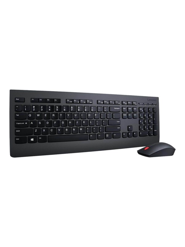 Lenovo Professional Combo Tastatur & Mus Set Amerikansk Engelska Svart