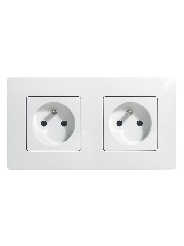 Legrand Niloe frame 2 gangwhite