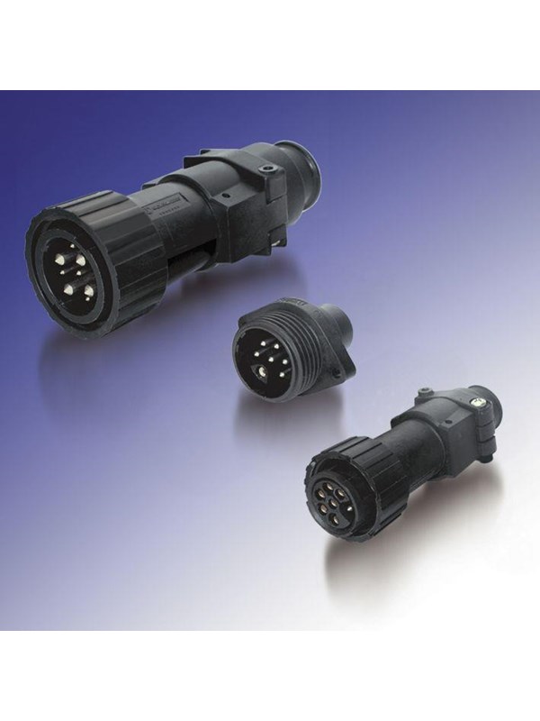 Schaltbau Shell plug with strain relief m1 1-1401-593944