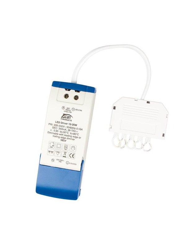 Scan Products Driver 230v dimmable 12-25w 350ma