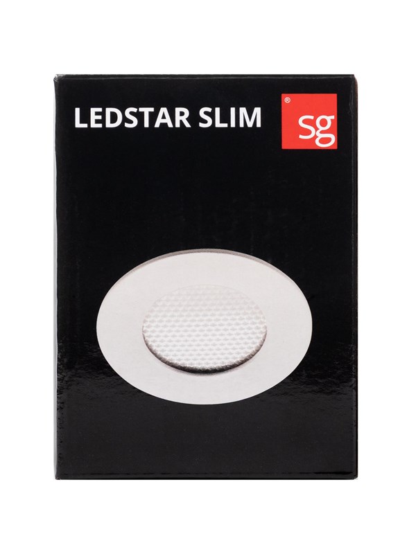 SG Armaturen Ledstar slim matte-white w led 2700k