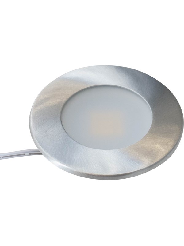 Nordtronic Alina cabinet lighting 350ma 2.2w 2700k 200lm brushed alu ru