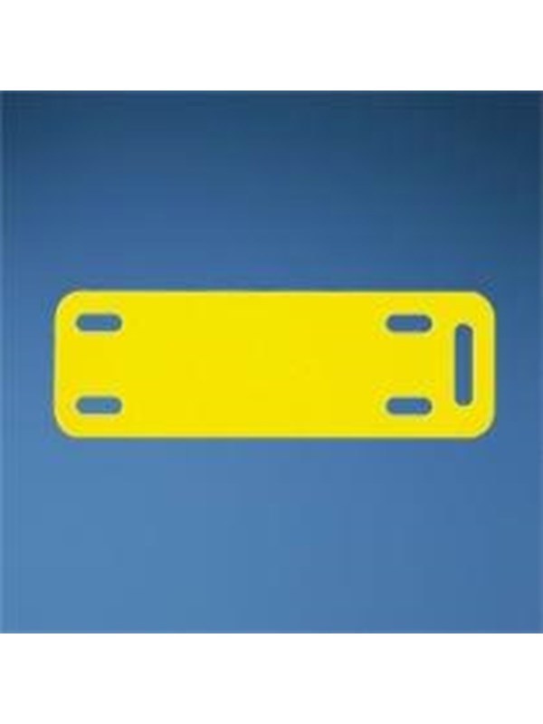 PANDUIT Thermal transfer marker plate.12.70x76.20mm yellow
