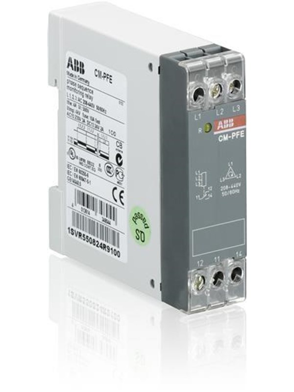 ABB Cm-pfe phase sequence monitoring relay