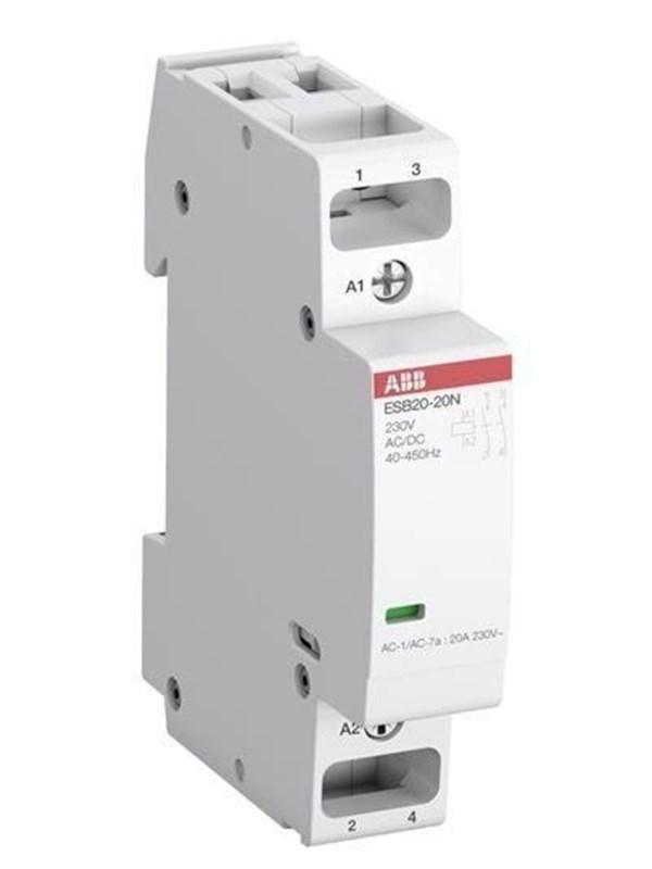 ABB Esb20-20n-06 installation contactor 2no/0nc 230v ac/dc