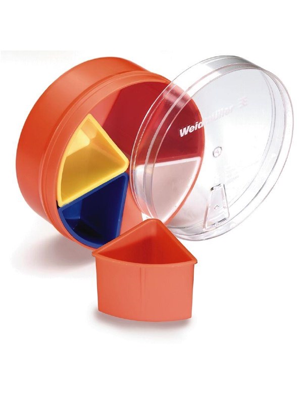 Weidmuller H-leerbox 5 einsaetze
