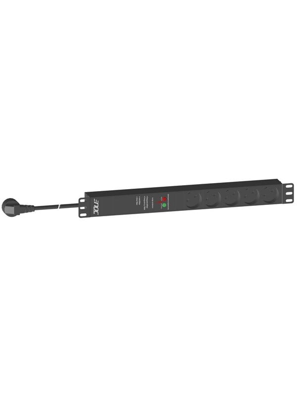5-Port - 1U Aluminum PDU