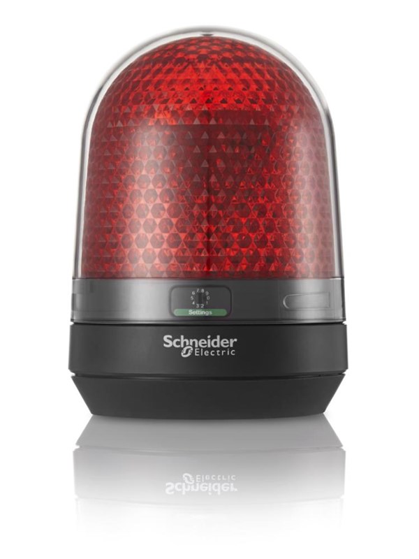 Schneider Electric Beacon 100 mm without buzzer 24vdc red