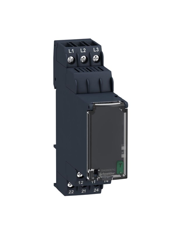 Schneider Electric Zelio control relay for 3-phase detection of phase-loss and