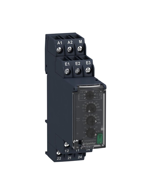 Schneider Electric Zelio control relay for undercurrent or overcurrent detectio