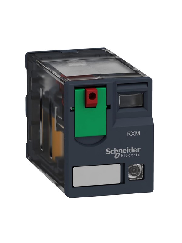 Schneider Electric Plug-in relay 6a 4c/o with led 24ac