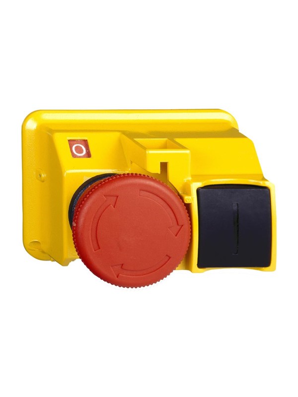 Schneider Electric Red mushroom hd stop turn