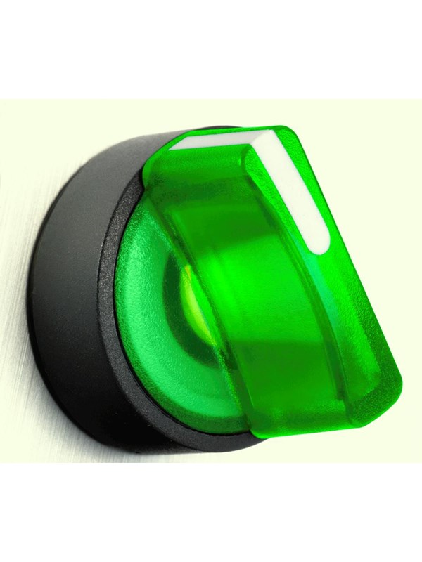 Schneider Electric Harmony rotary switch complete with led and 2 fixed position