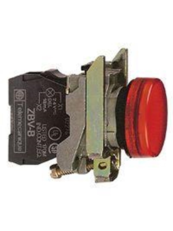 Schneider Electric 24 v led pilot light body red