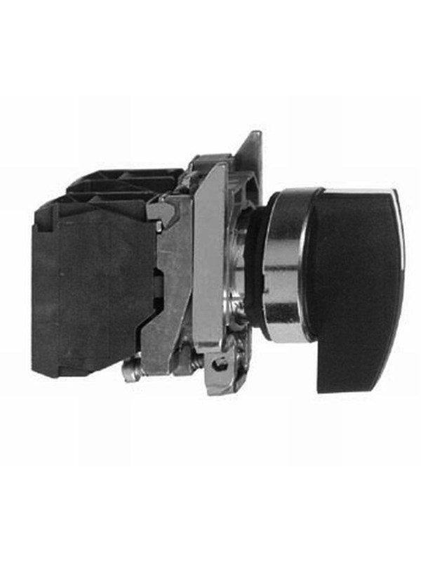 Schneider Electric Harmony rotary switch complete with long handle and 3 fixed