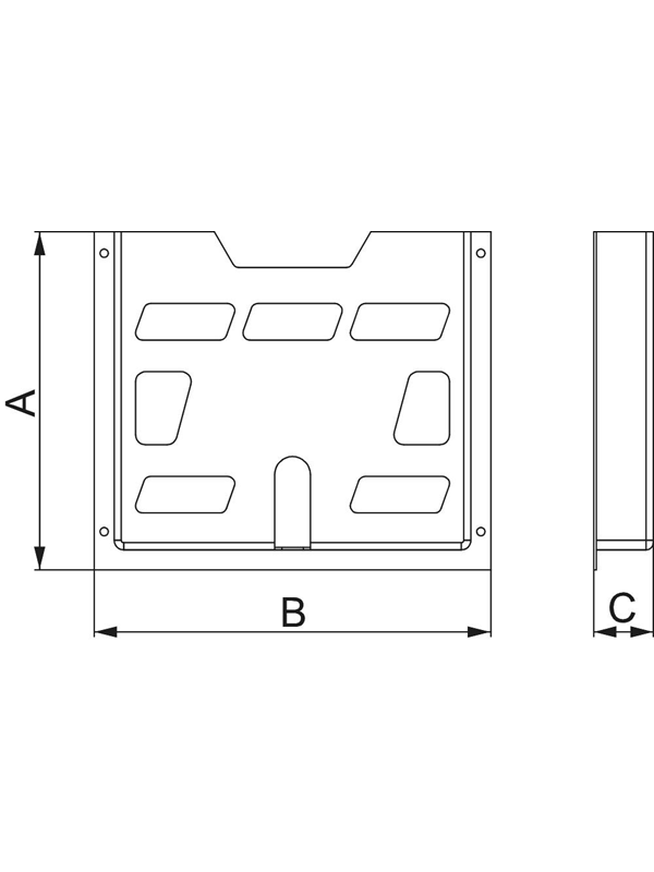 Schneider Electric Step slides for 320depth pla