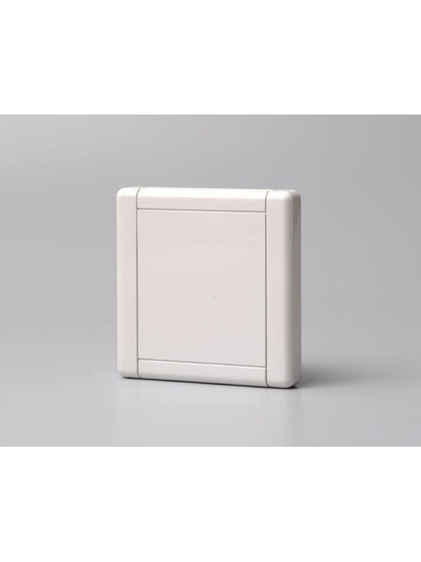 Produktfoto för NILFISK Sugbrytare DESIGN, fyrkantig 9x9 cm i vit plast för väggmontering.