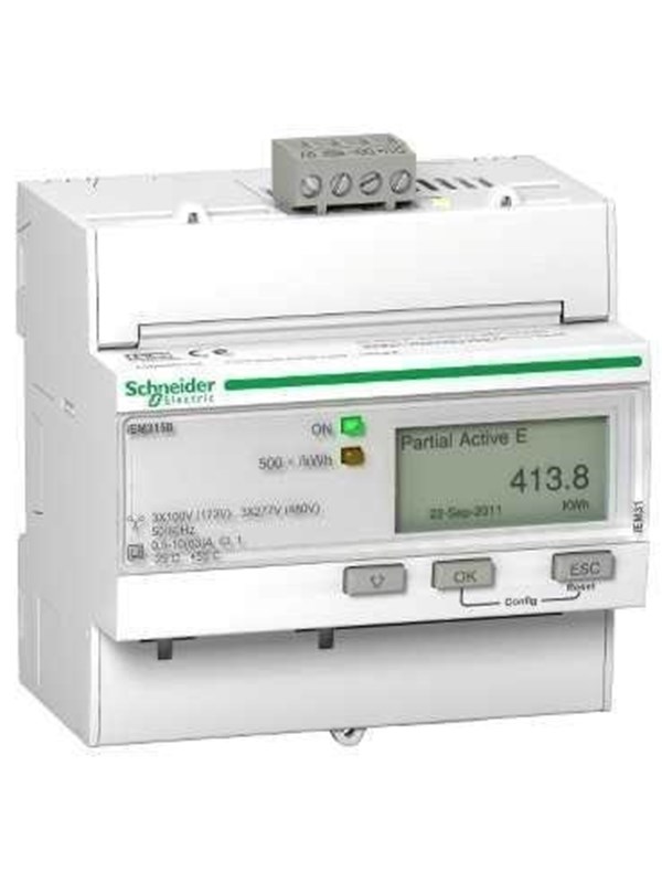 Schneider Electric Triphase kwh meter ct modbus mid