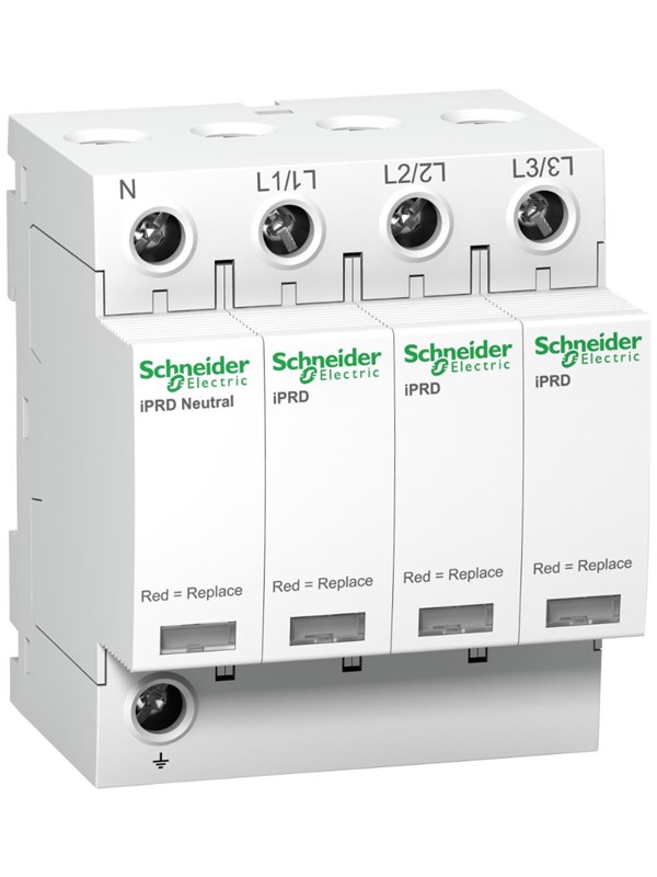 Produktfoto för Schneider Electric iPRD8r, 3P + N, Vit, CE, -25 - 60 ° C, -40 - 85 ° C, 5 - 95%