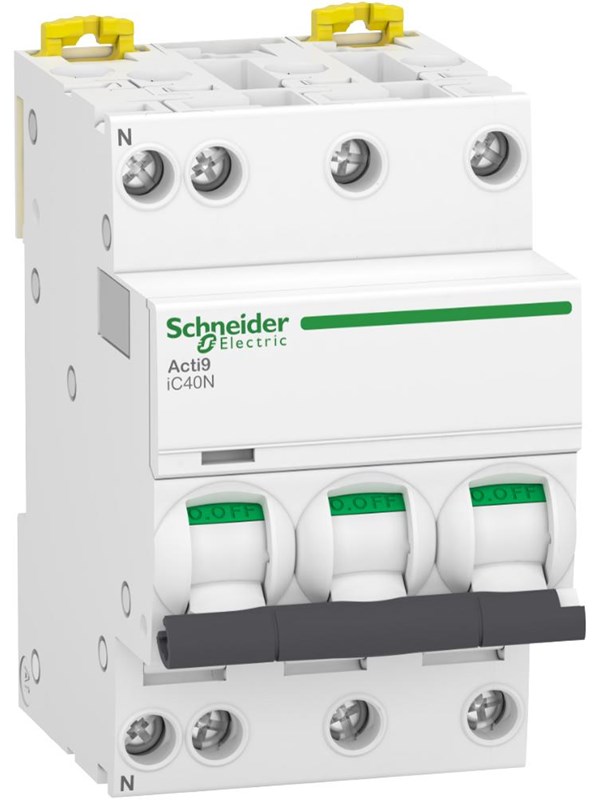Schneider Electric Acti 9 ic40n 3pn d 16a mcb