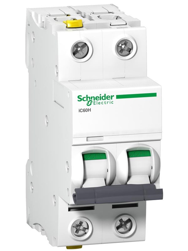 Schneider Electric Acti9 ic60h 2p 2a c miniature circuit breaker