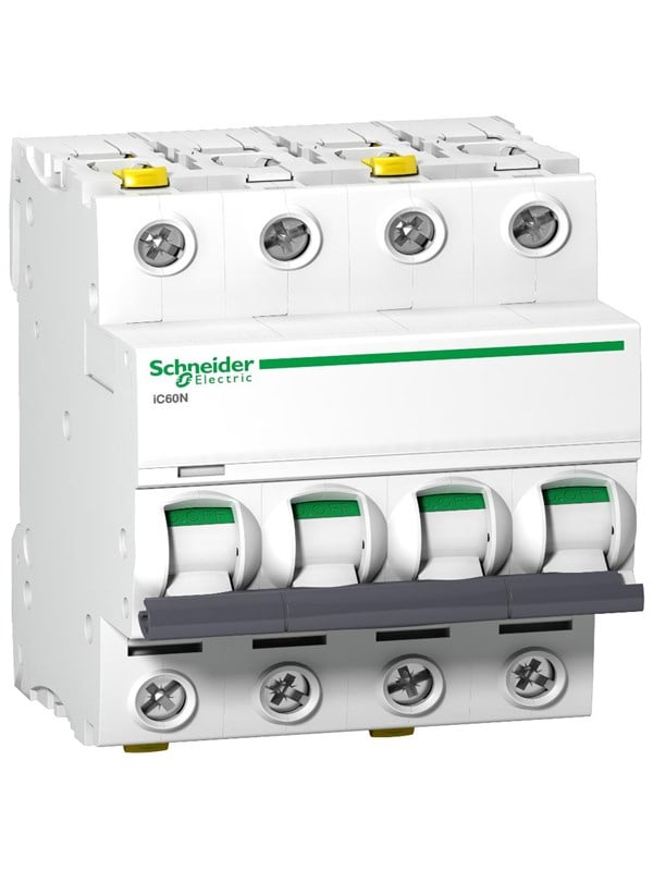 Schneider Electric Acti9 ic60n 4p 2a c miniature circuit breaker