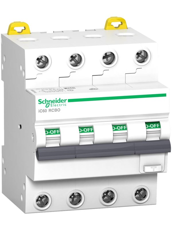 Schneider Electric Acti9 ic60 rcbo 4p 10a 30ma c 6ka si