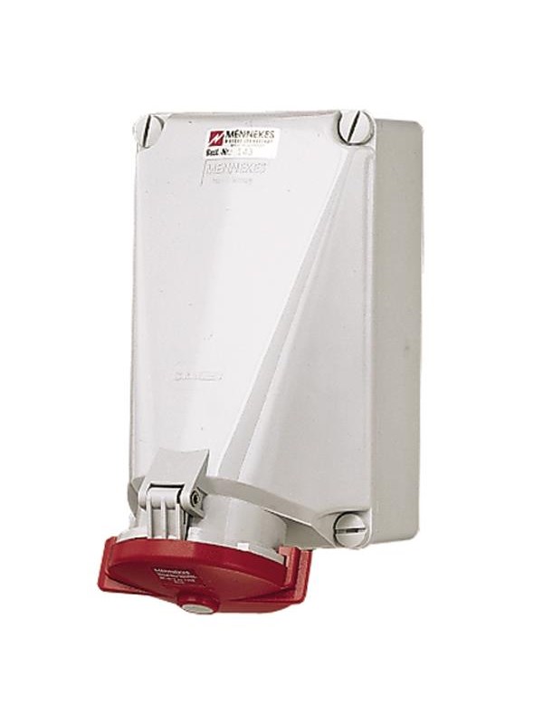 Mennekes Wall mounted recept. 125a5p6h400v ip67