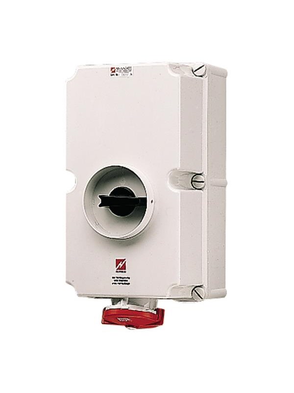 Mennekes Wall mounted recept.duo 125a5p6h400v