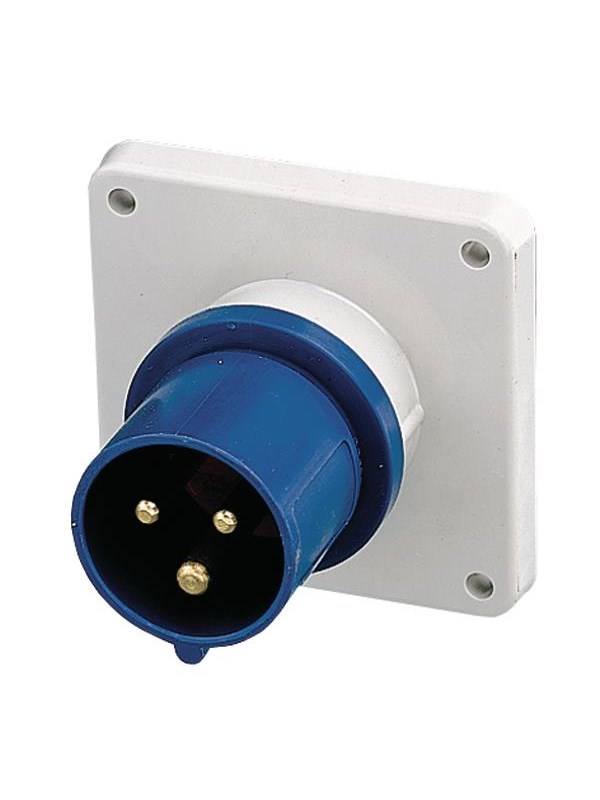 Mennekes Panel mounted inlet 16a3p6h230v ip44