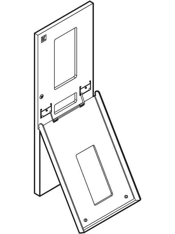 LK door complete f-metering cabinet white