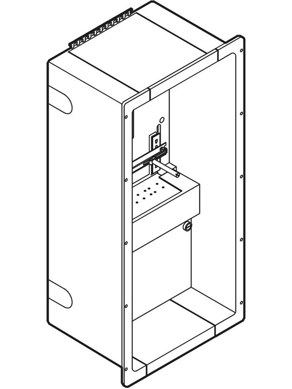 LK Recessed meter cabinet type pme 150-l