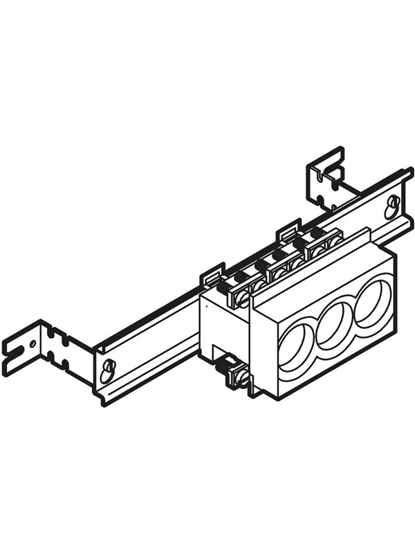 LK fuse holder d02 3pol for um-p and p-pme150