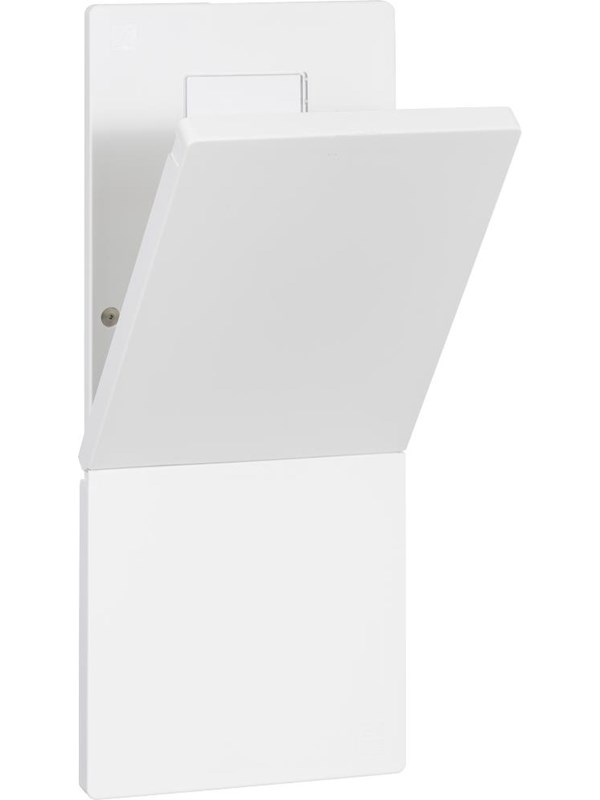 LK front doors with sealing strip without reading pane white