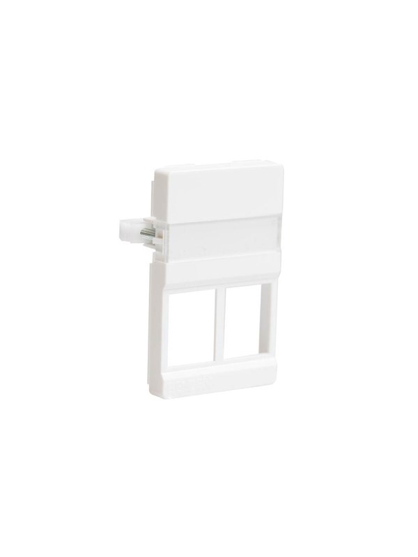 Belden Outlet 2xrj45 50x77mm white cdt design f