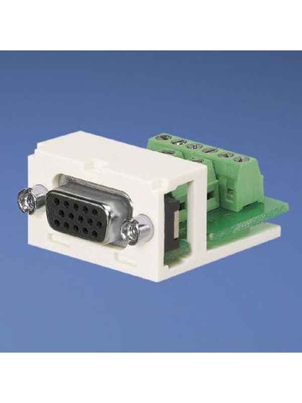 PANDUIT D-sub connector 15 pin hd white