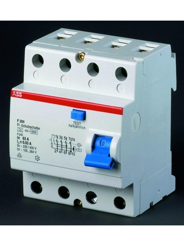ABB F204 a-63/0.3 residual current device