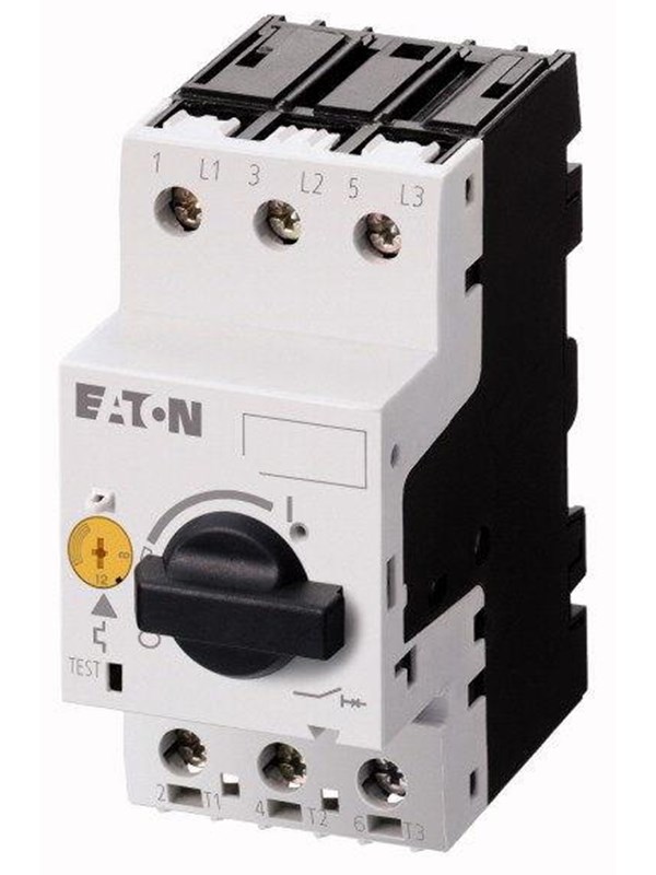 Produktfoto för Eaton PKZM0-6,3 Motorskydd med vridbar brytare 690 V/AC 6,3 A 1 st