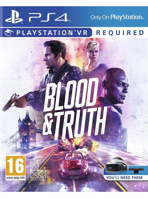 Blood &amp; Truth Psvr Sony Playstation 4 Action