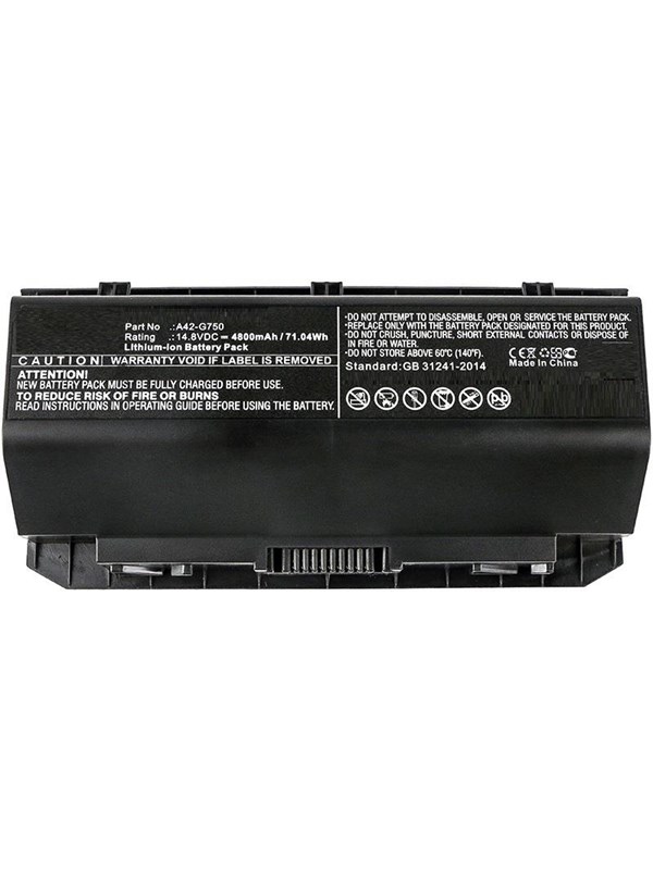 Coreparts Battery Laptop Battery Li Ion 4800 Mah 71 Wh