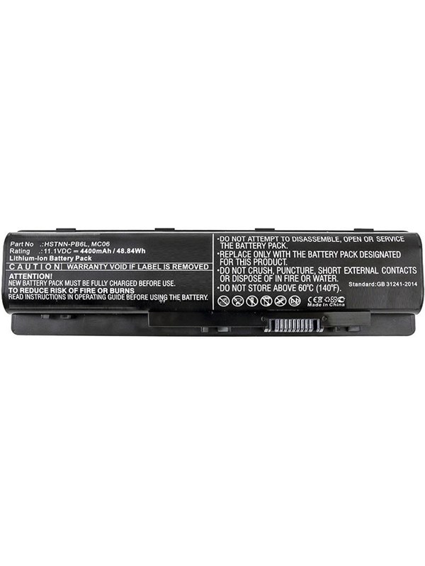 Coreparts Battery Laptop Battery Li Ion 4400 Mah 48.8 Wh