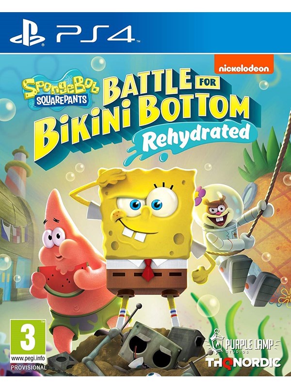 Spongebob Squarepants: Battle For Bikini Bottom Rehydrated Sony Playstation 4 Plattformsspelare