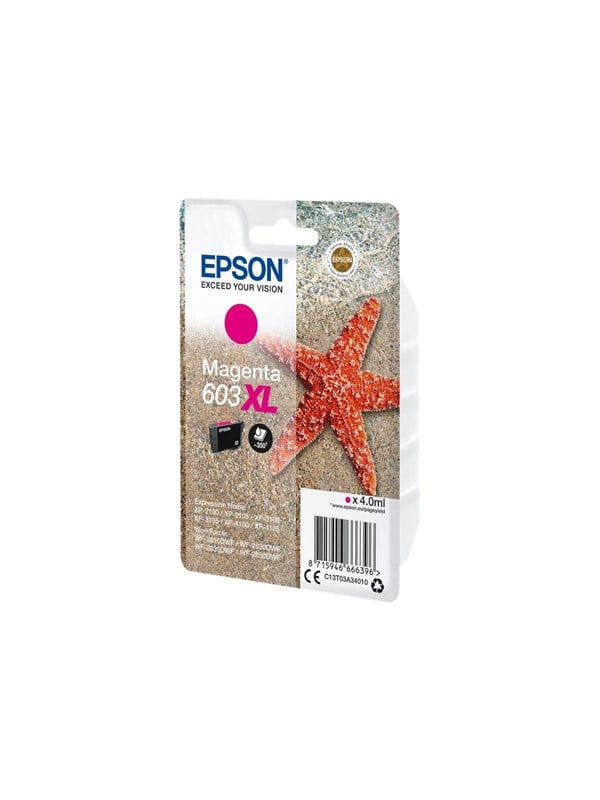 Produktfoto för Epson Originalbläckpatron 603 XL C13T03A34010, magenta